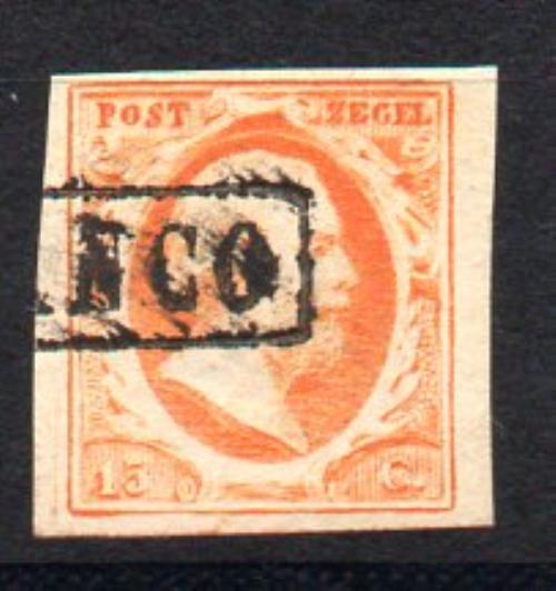 Holanda Año 1852 Nº Yvert 3 (o)
